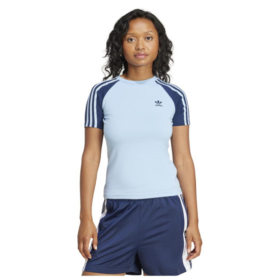 Adidas Γυναικεία κοντομάνικη μπλούζα 3-S Slim Tee